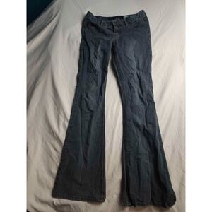 Vintage Y2K Mudd Flared Jeans Womens Size 5 Blue Denim Grunge Indie Sleaze Bratz